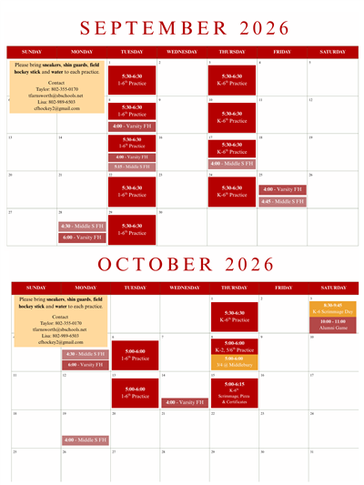 calendar